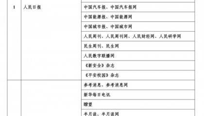 国际金融报、国际金融报网列入互联网新闻信息稿源单位