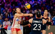 惊天大逆转！连场让二追三！世联赛-中国女排3-2美国队
