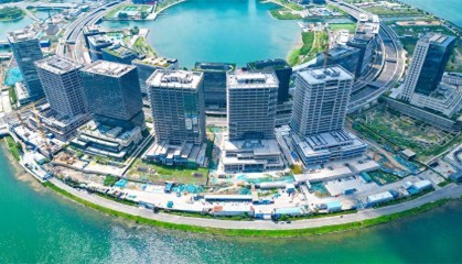 郑州“金融心脏”龙湖金融岛加速成型